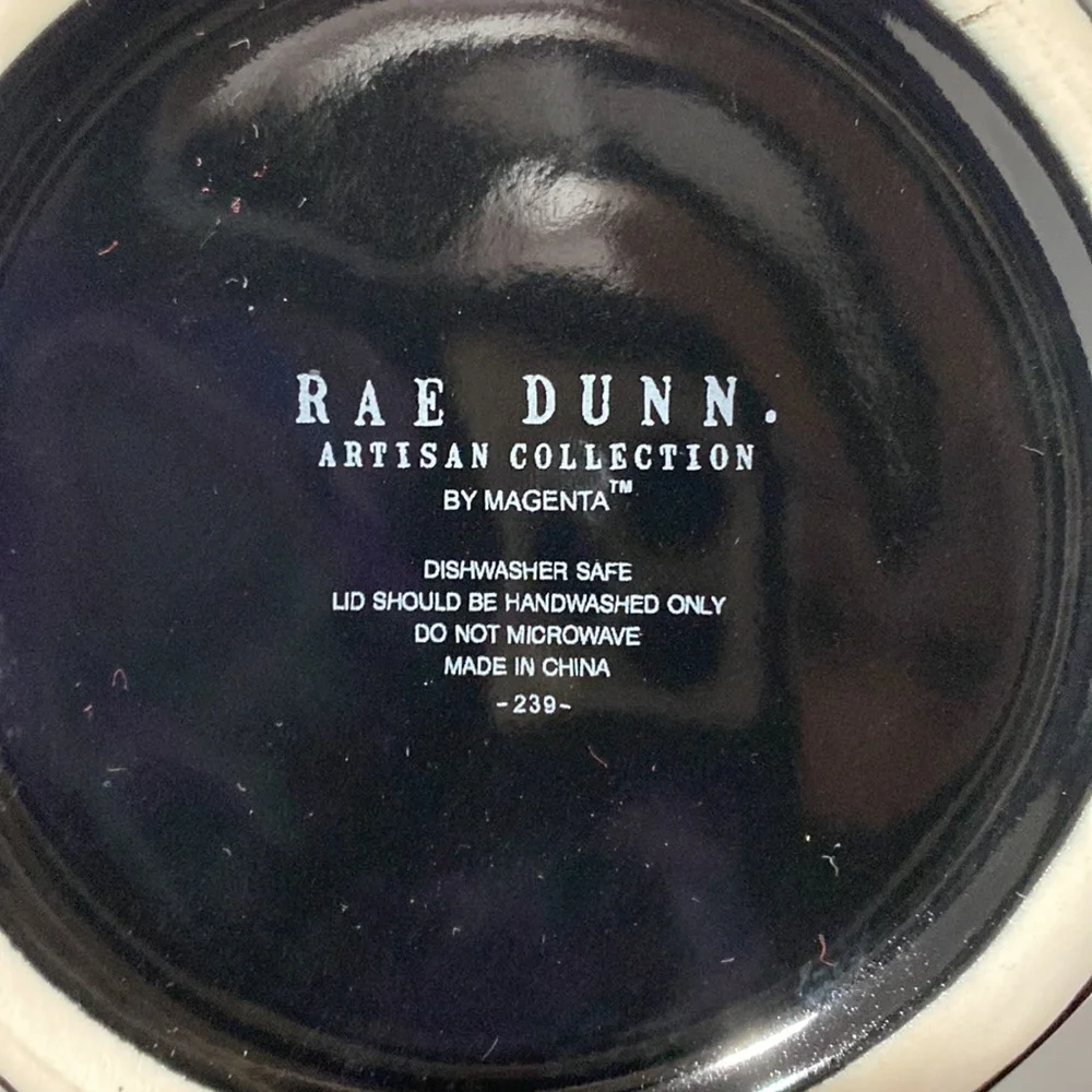 NEW Rae Dunn Wicked Witch Jar Artisan Collection By Magenta Black Purple